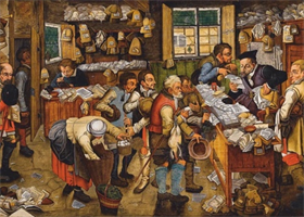 5947502866947-Pieter Brueghel the elder. The Payment of the Tithes.